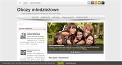 Desktop Screenshot of obozy.net