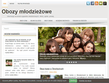 Tablet Screenshot of obozy.net